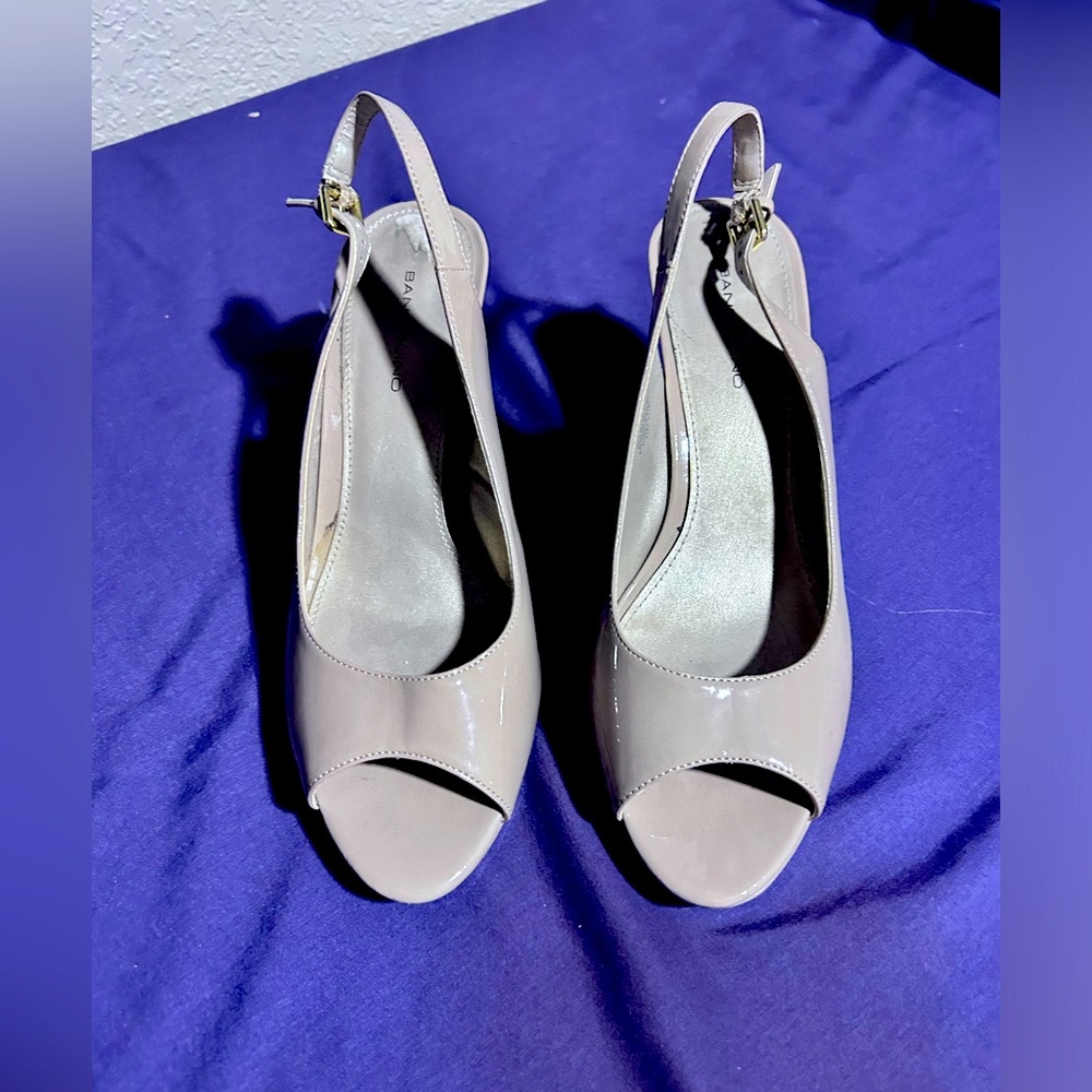 Bandolino Patent Leather Sling Backs